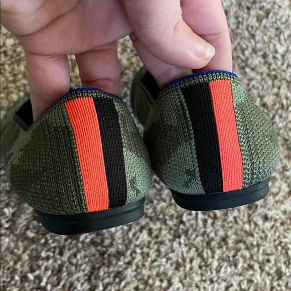 Rothy's The Kids Loafer in Olive Camo - Picture 3 of 6